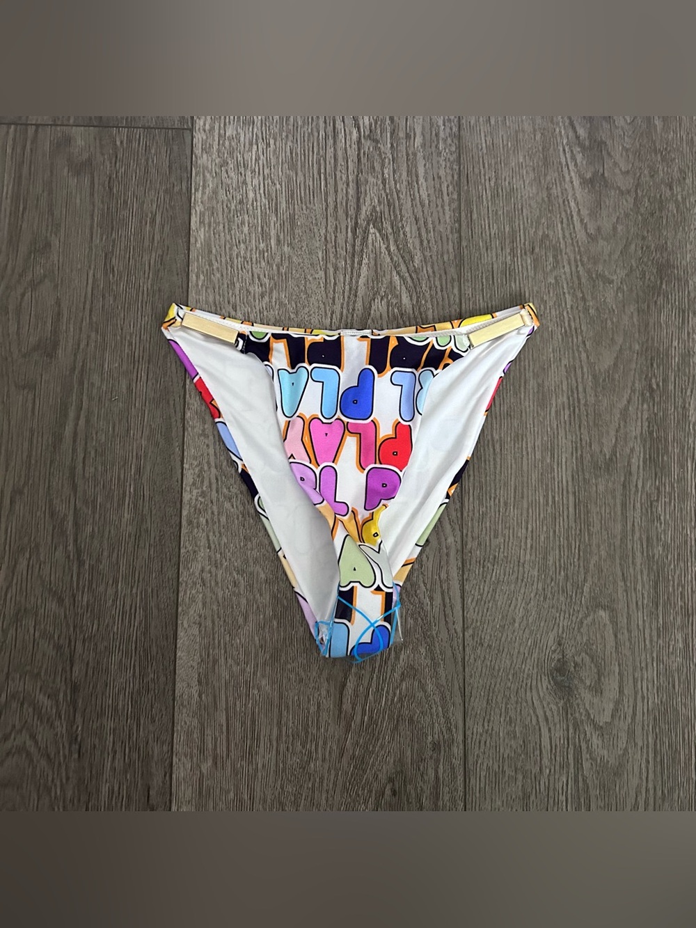 NWT ASOS Playgirl Graphic Print Bikini Bottoms Size 4